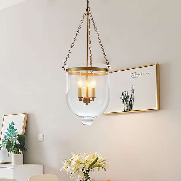 Silva Industrial Candle LED Pendant Light Dining Room