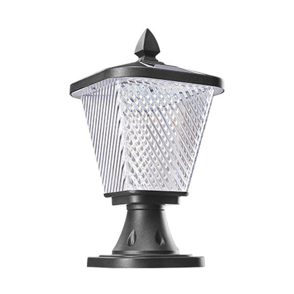 Paxton LED Solar Pyramid Outdoor Pillar Lights
