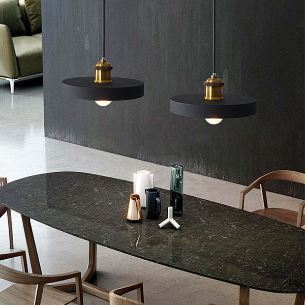 Aria Art Deco Minimalist Monochrome Pendant Light