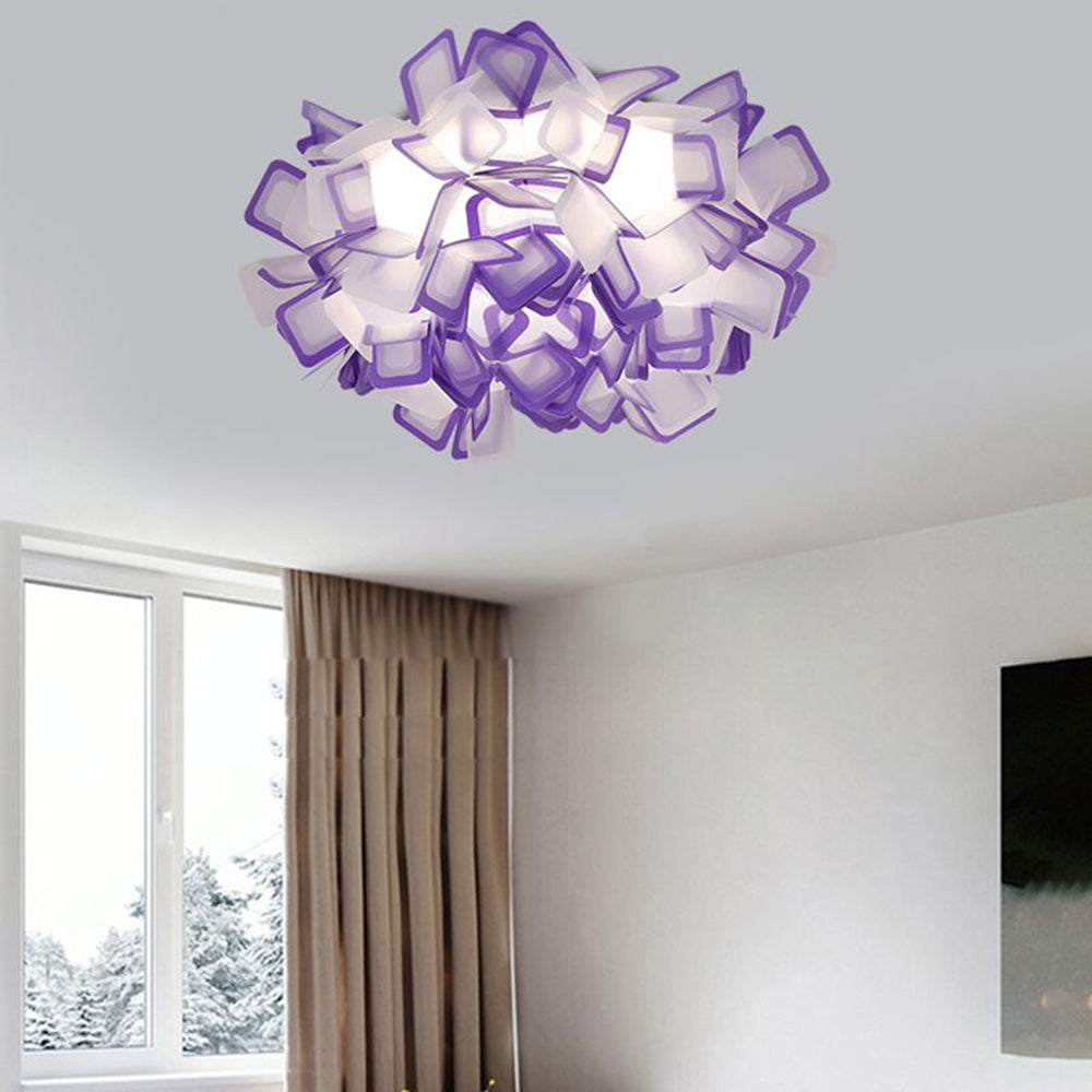 Modern Acrylic Petal Ceiling Lighting for Bedroom