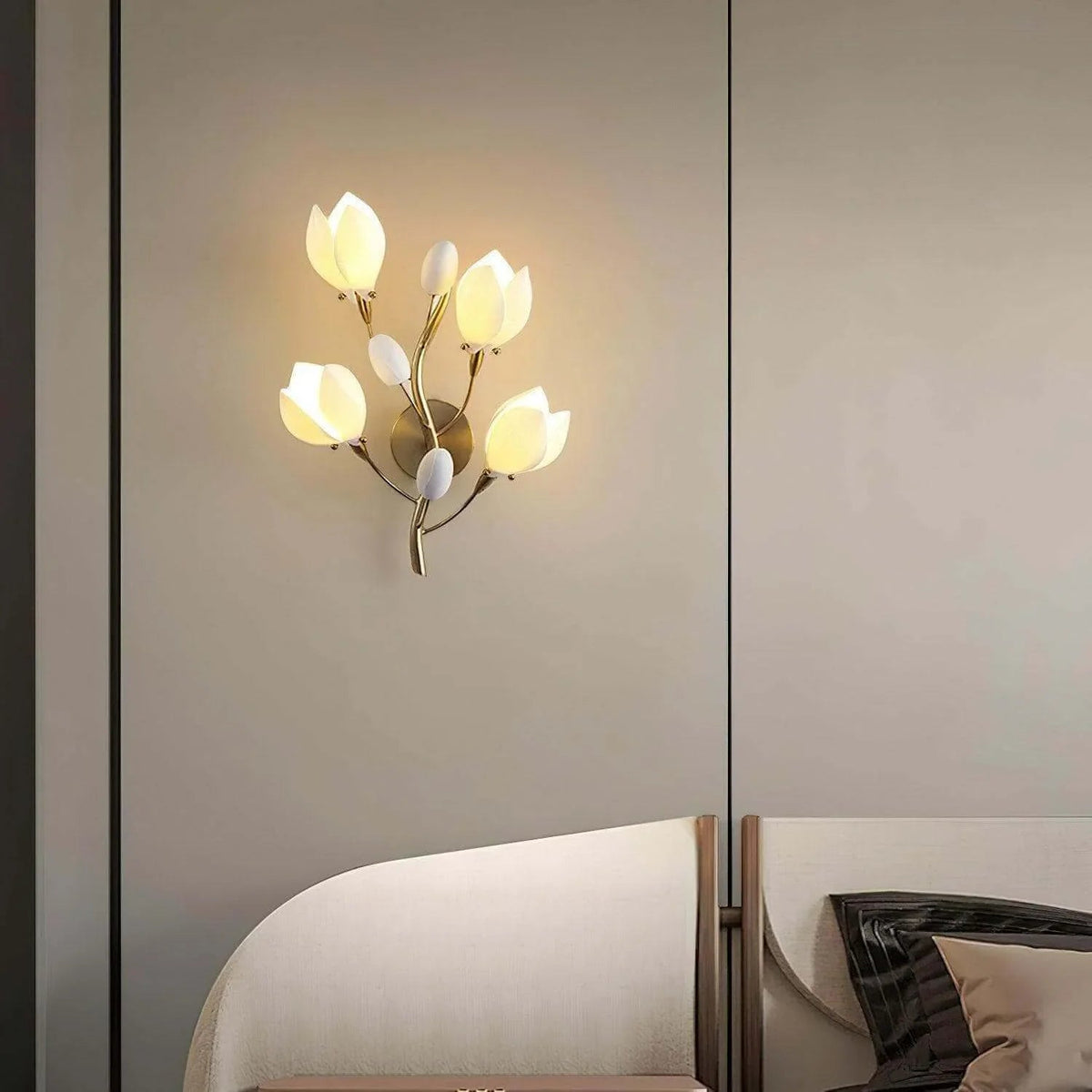 Magnolia Bloom Wall Light