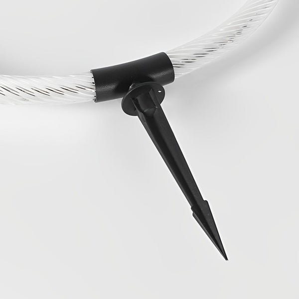 Cirerelle Sleek Ring Modern Landscape Outdoor Lawn Light