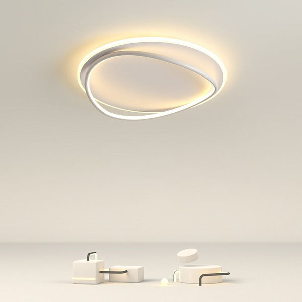Arisha Minimalist Ring Modernom Flush Mount Ceiling Light