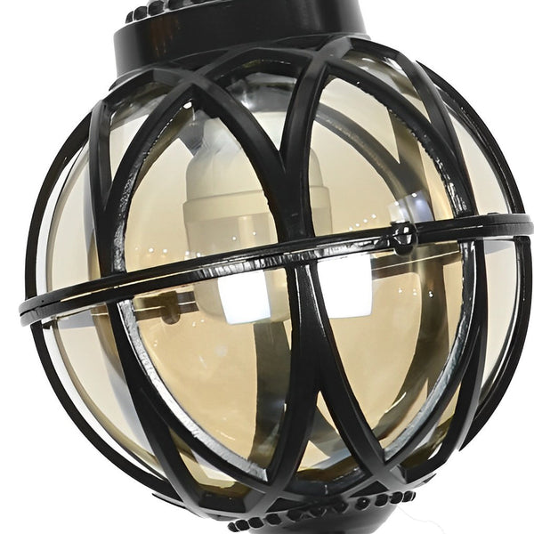 Celenise Retro Ball Glass Outdoor Pendant Light