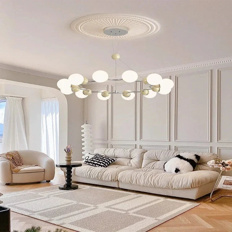 Modern Sputnik Glass Sphere Chandelier - 12/15 Light