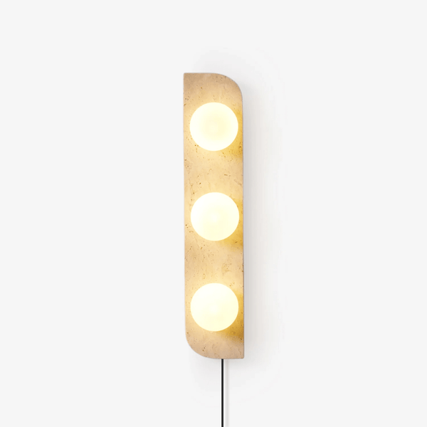 Elysian Travertine Plug-in Wall Light