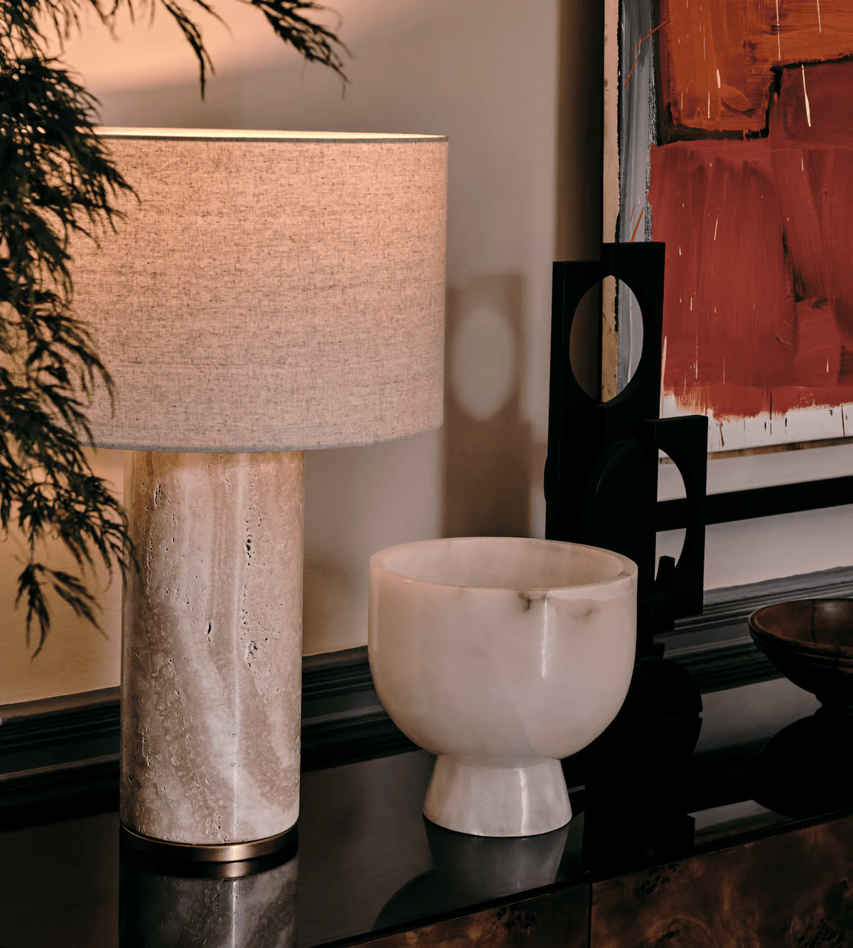 Aria Stone Table Lamp