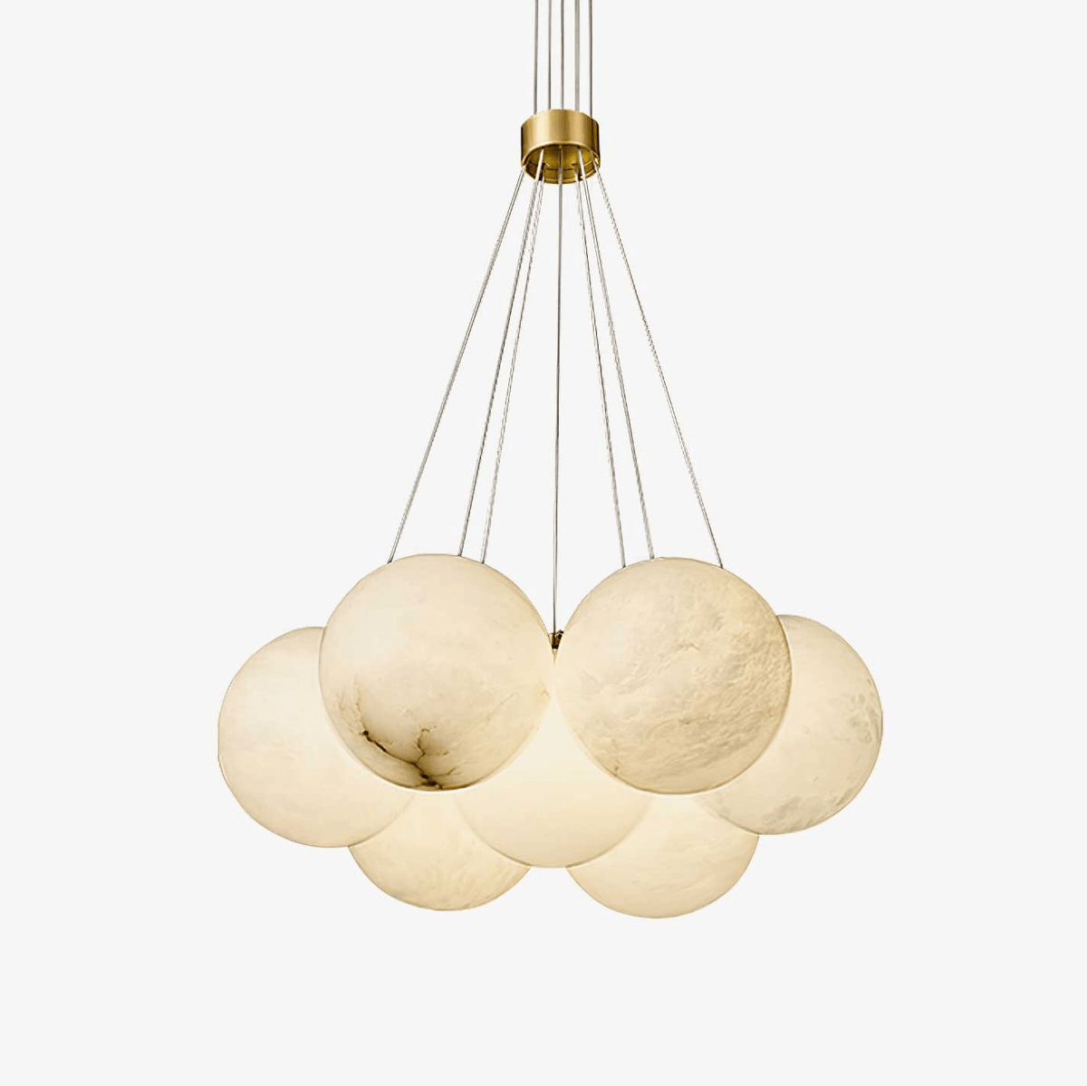 Alabaster Lunar Chandelier