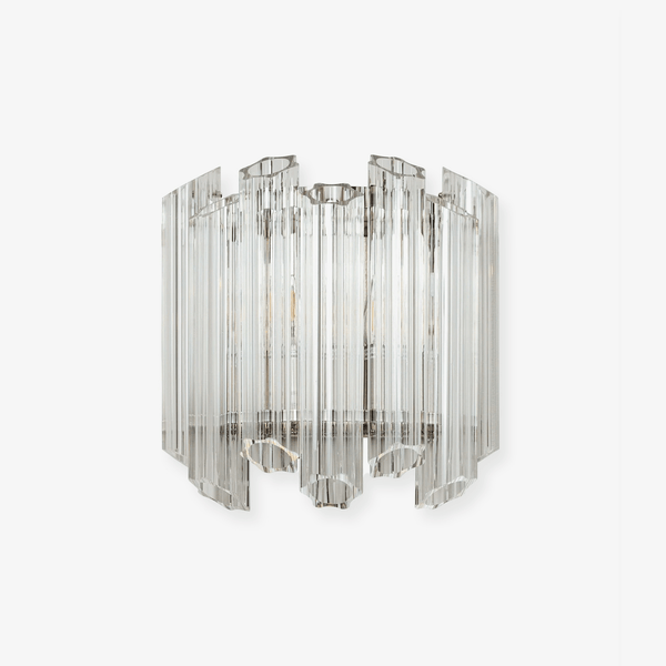Clear Palermo Glass Wall Lamp