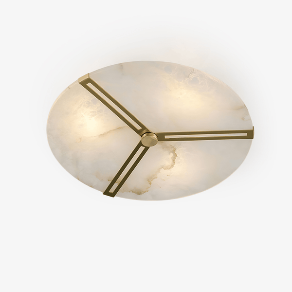 Clocks Alabaster Ceiling Light