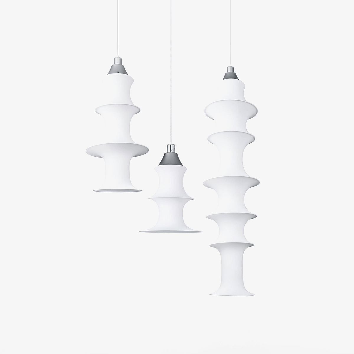 Tiered Column Pendant Light