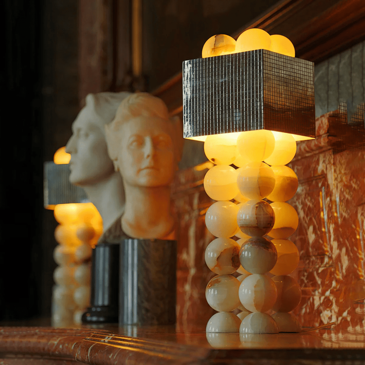 Quava Jade Table Lamp