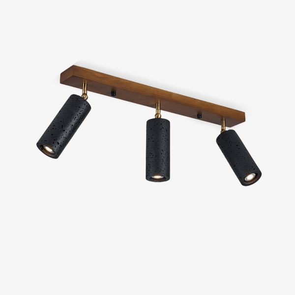 Volcanic Wood Trio Ceiling Spot