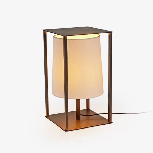 Industrial Cage Frame Table Lamp