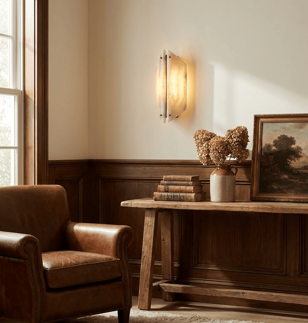 Crest Alabaster Wall Lamp