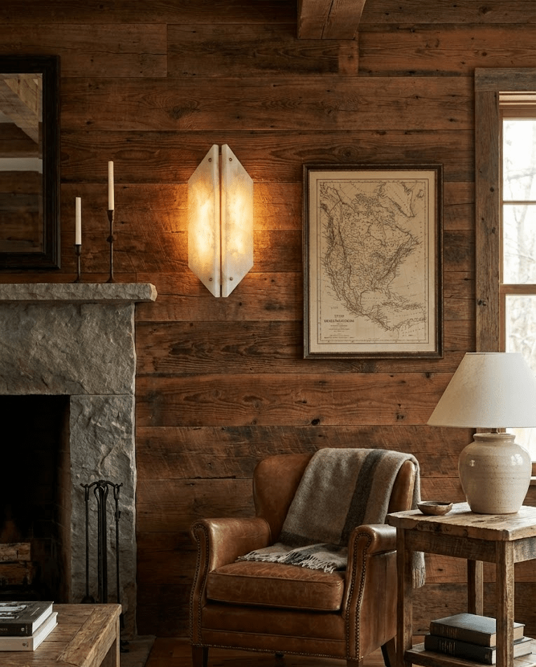 Crest Alabaster Wall Lamp