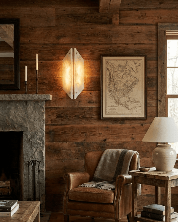 Crest Alabaster Wall Lamp