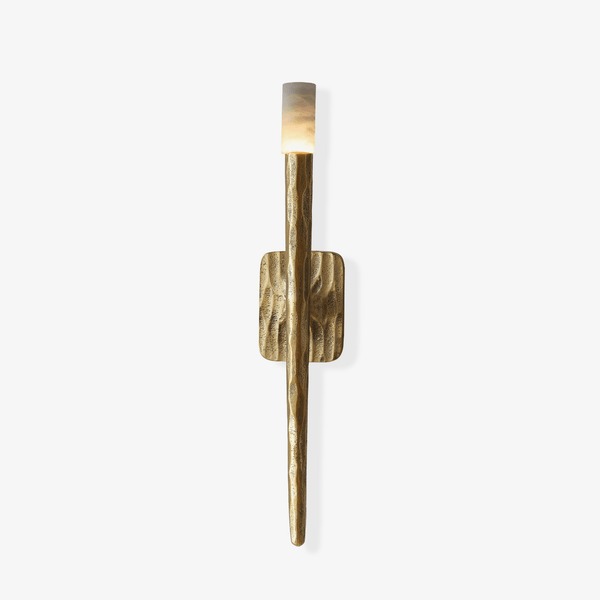 Aurelian Sculpted Alabaster Sconce