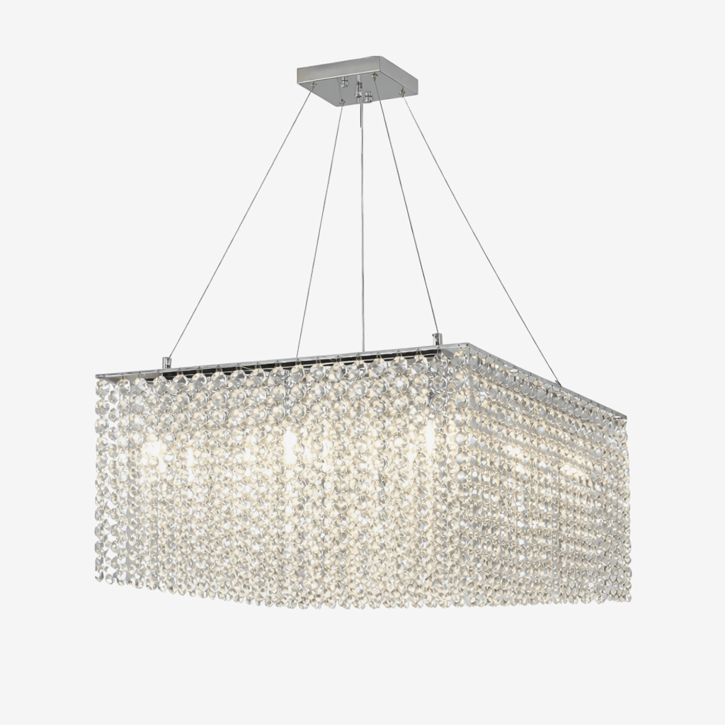 Crystal Frame Chandelier