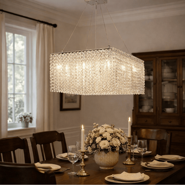 Crystal Frame Chandelier