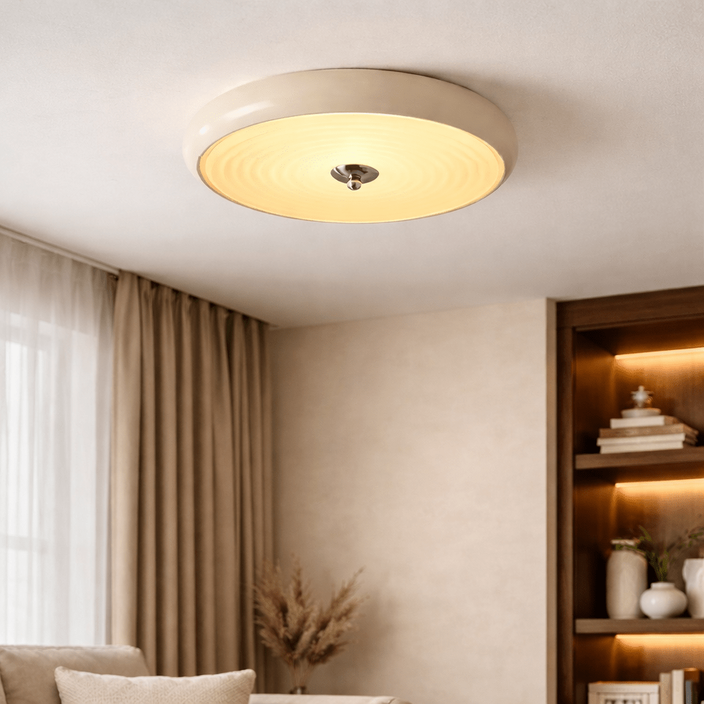 Ripple Cream Ceiling Lamp