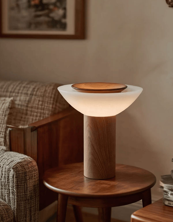 Rinenine Wood Table Lamp