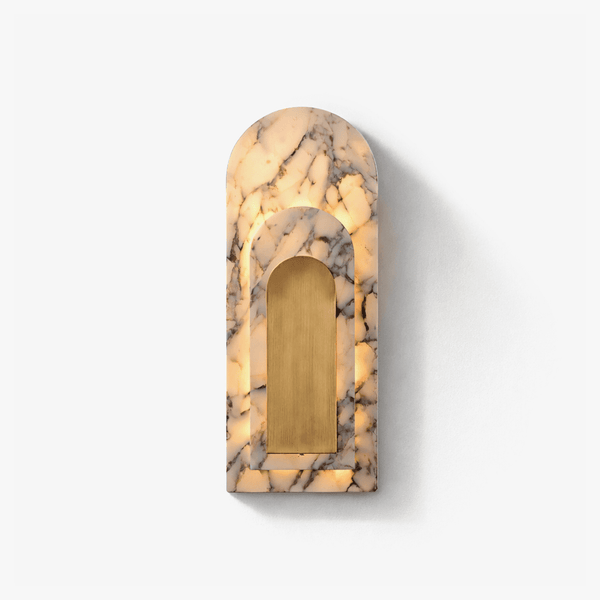 Aurevian Marble Wall Sconce