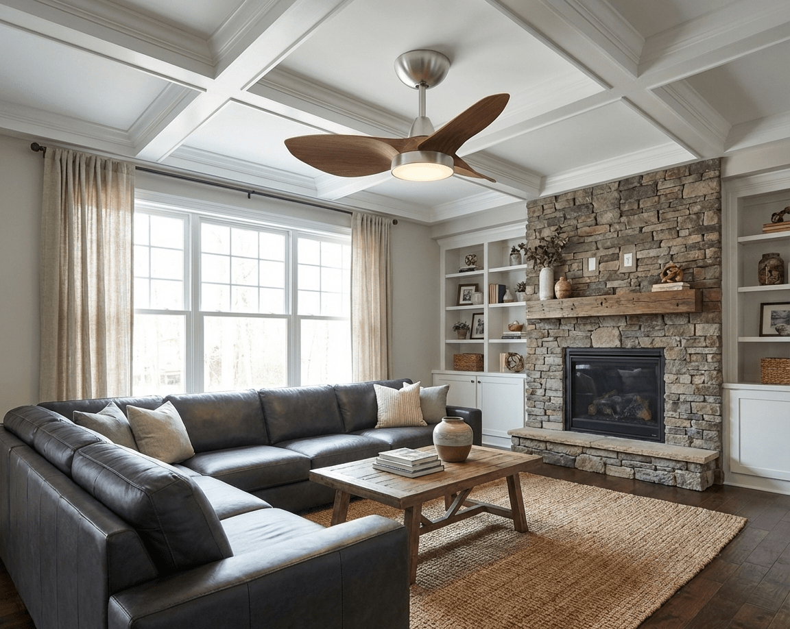 Retro Aero-Glide Stylish Ceiling Fan Light