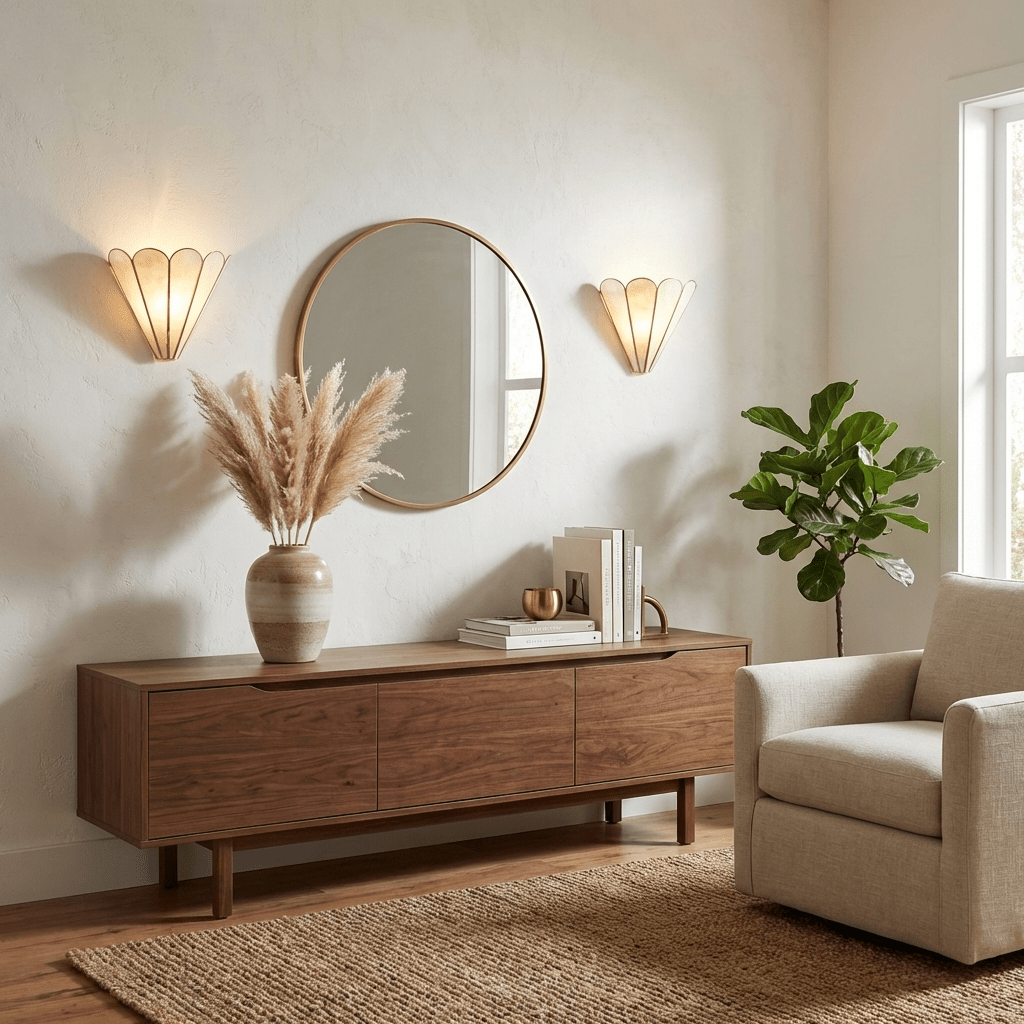 Mica Petal Wall Lamp