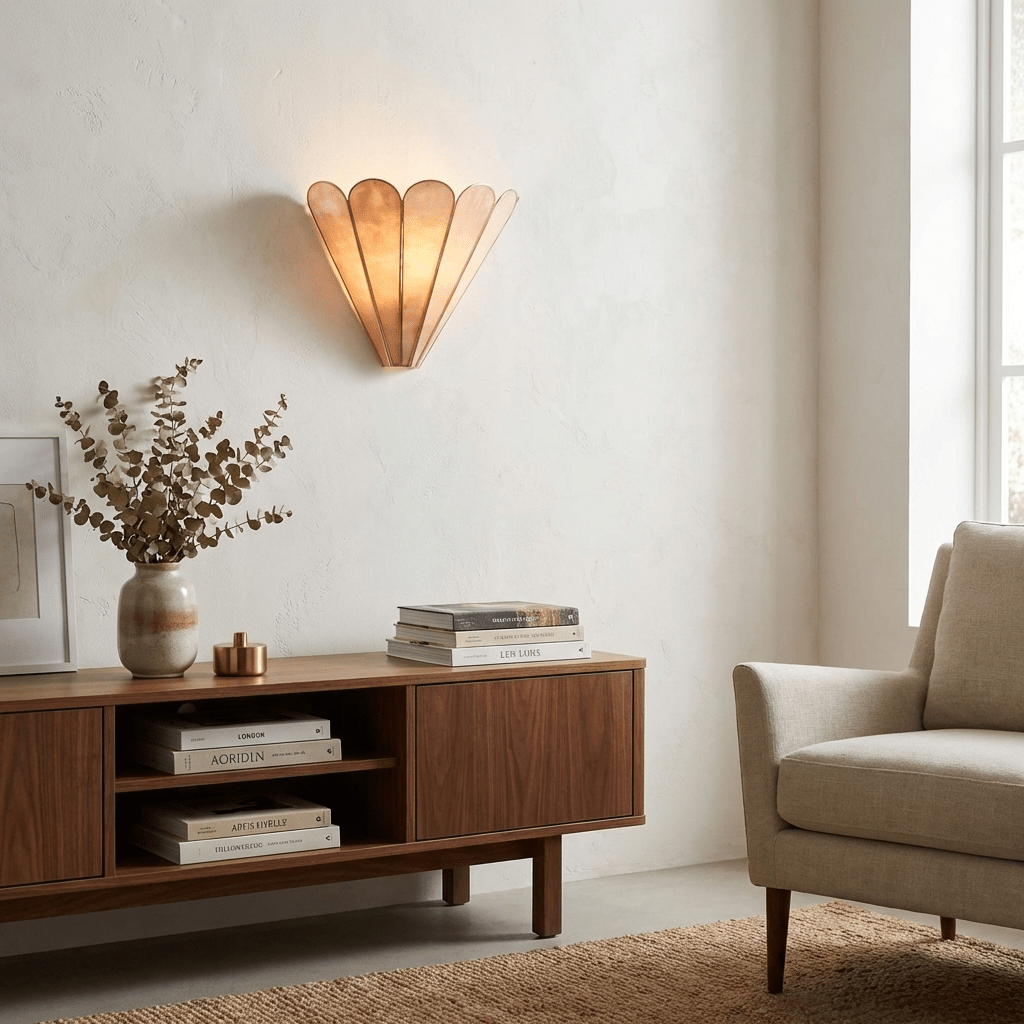 Mica Petal Wall Lamp