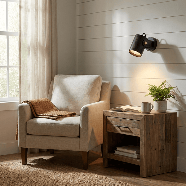 Brinka Wood Wall Spotlight