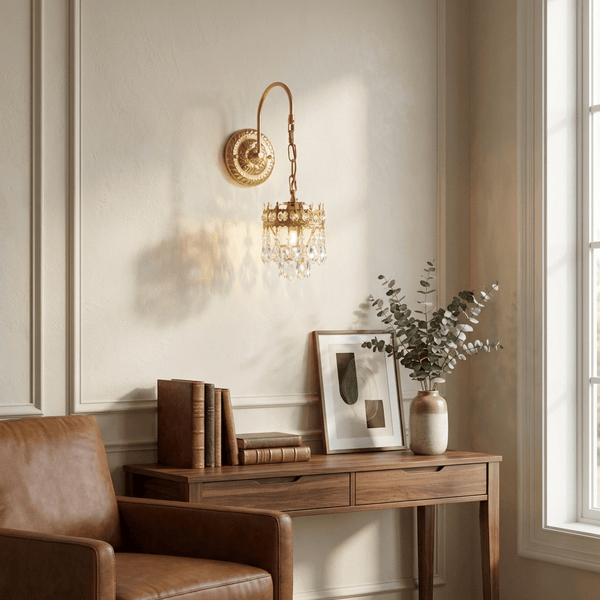 Crystal Crown Sconce