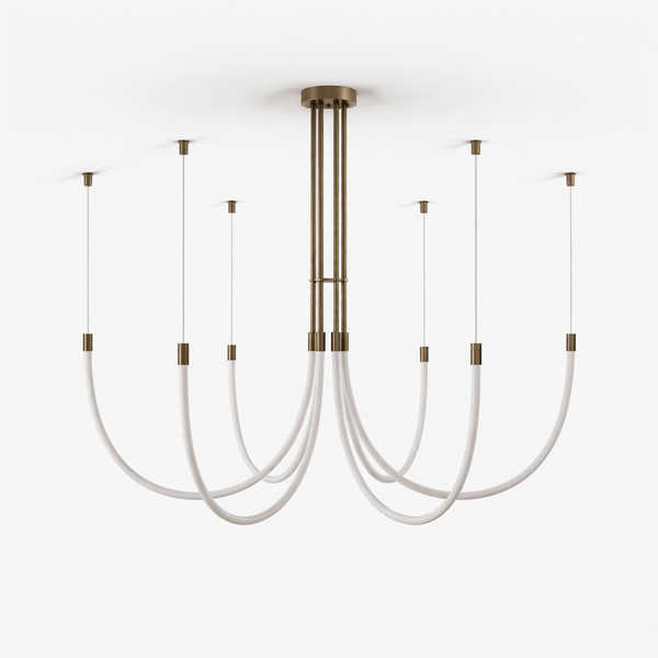 Serpentine Halo Chandelier