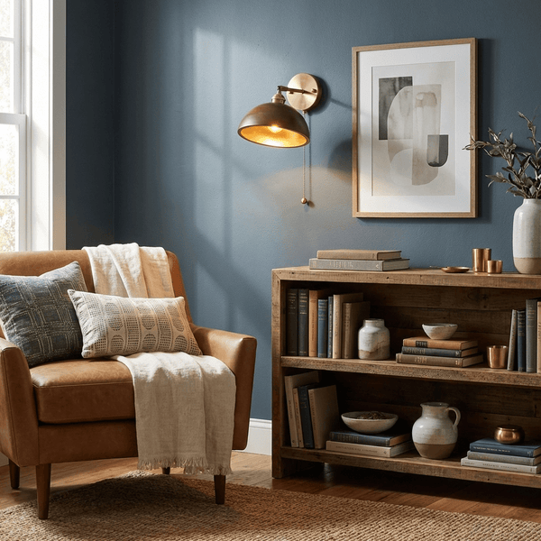 Vintage Wood Wall Lamp