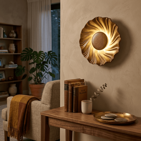 Solar Spiral Wall Sconce