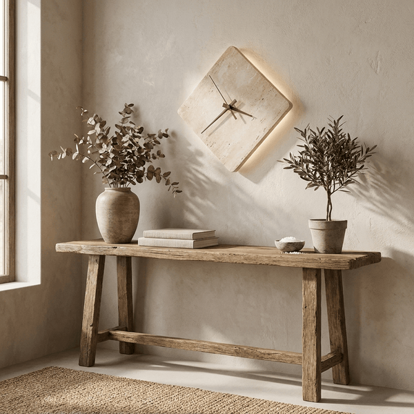 Compass Travertine Sconce