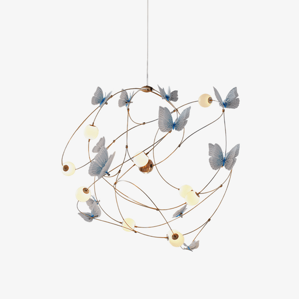 Flutter Orbit Butterfly Chandelier