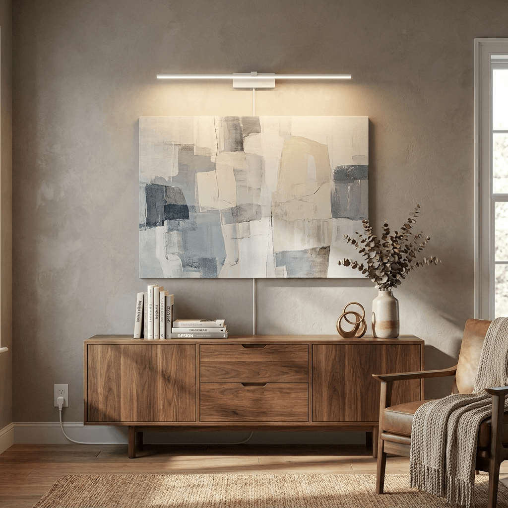 Rivoaria Linear Mirror Plug-in Wall Light
