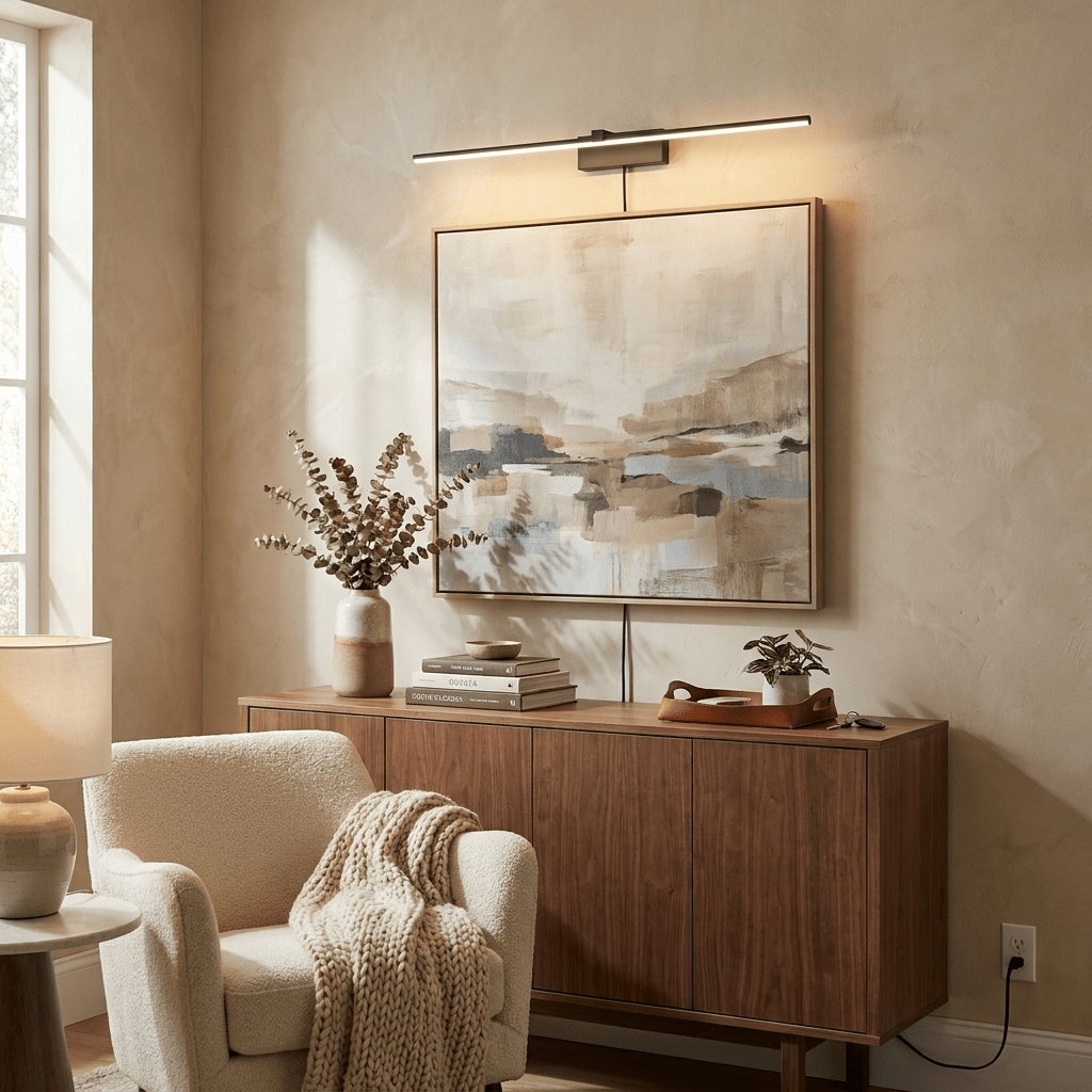 Rivoaria Linear Mirror Plug-in Wall Light