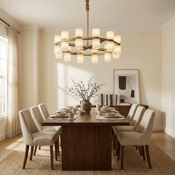 Tabitha Alabaster Chandelier