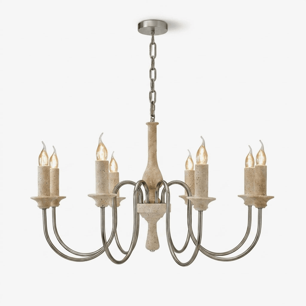 Veyrane Travertine Chandelier