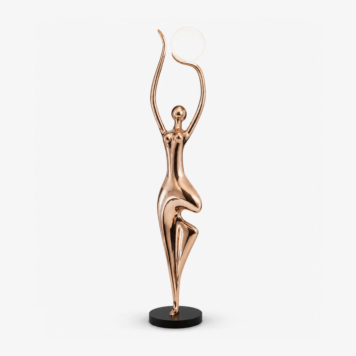 Pose Yoga Sculpture Floor Lamp