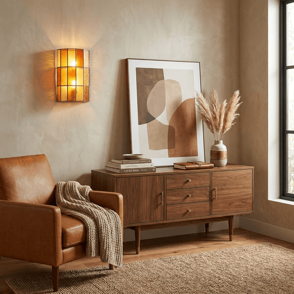 Spectra Faceted Glass Wall Sconce