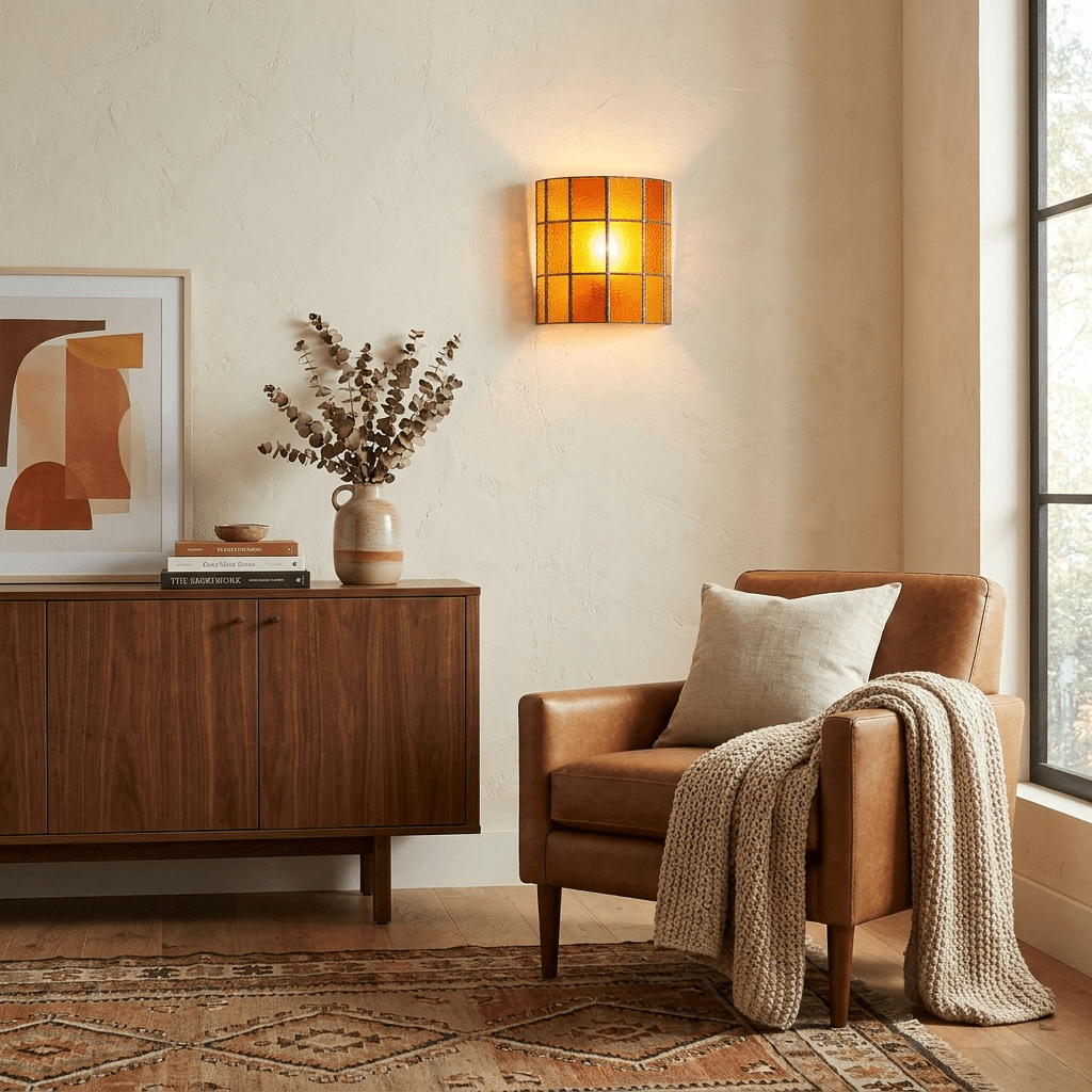 Spectra Faceted Glass Wall Sconce