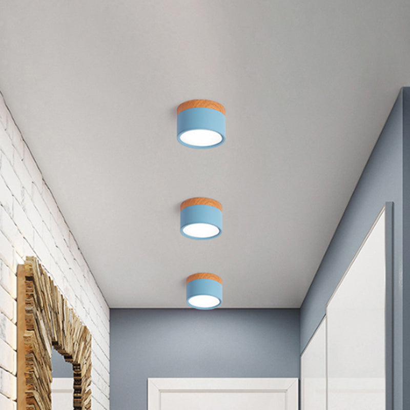 Cylinder Small Flush Ceiling Lights