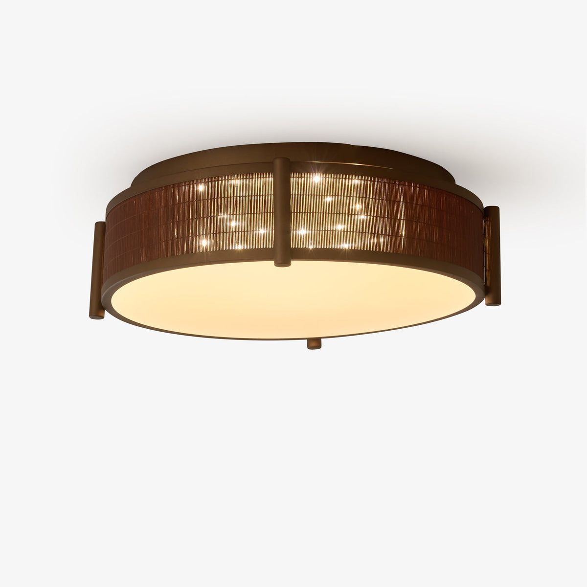 Bamboo Weave Ceiling Lamp