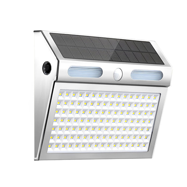 Edelin Rectangular LED Motion Sensor Steel Outdoor Wall Lamp