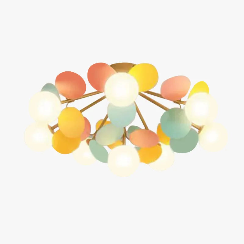 Aria Modern Bubble Cluster Ceiling Light, Colorful
