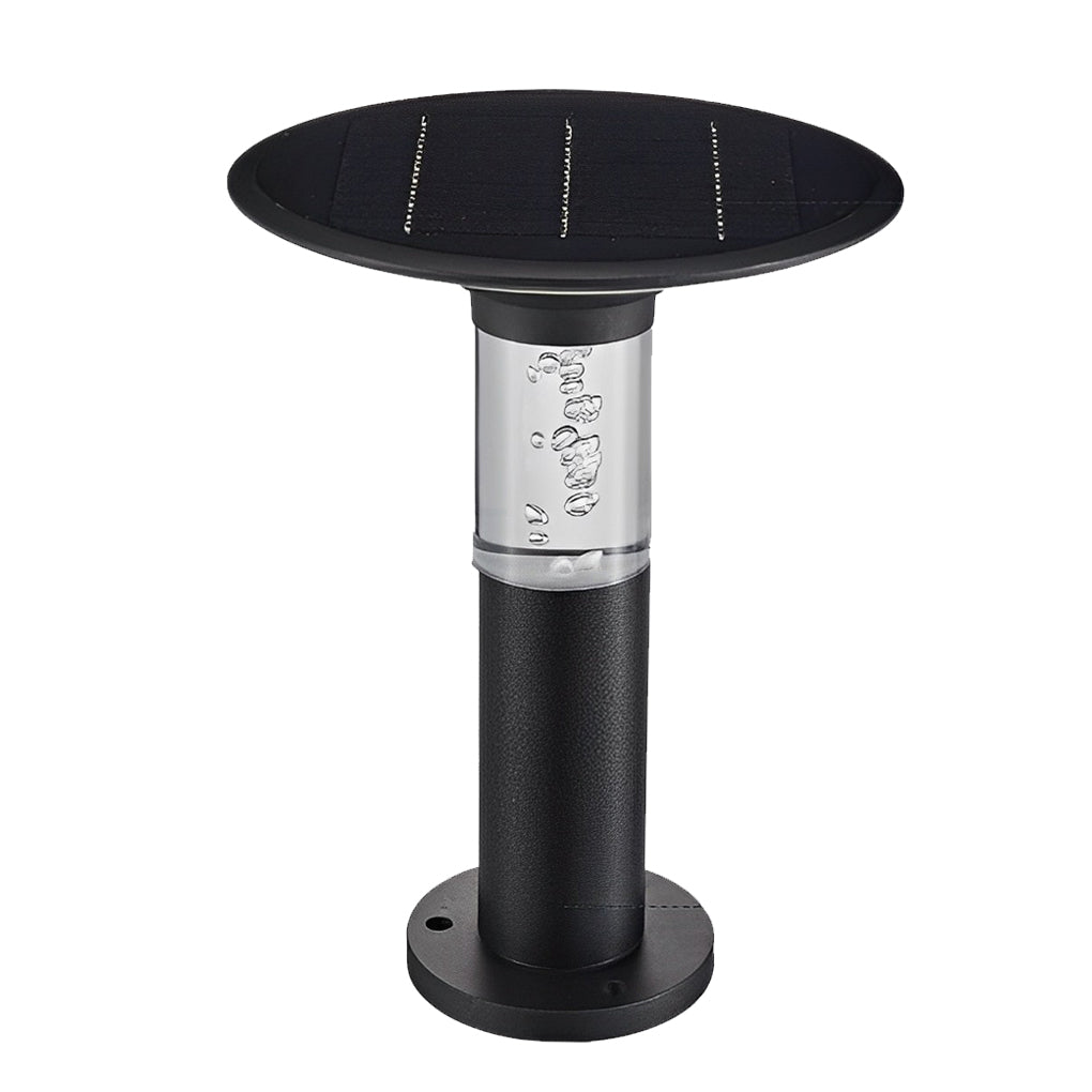 Viraoaya Solar Round Top Disk Down Path Lighting