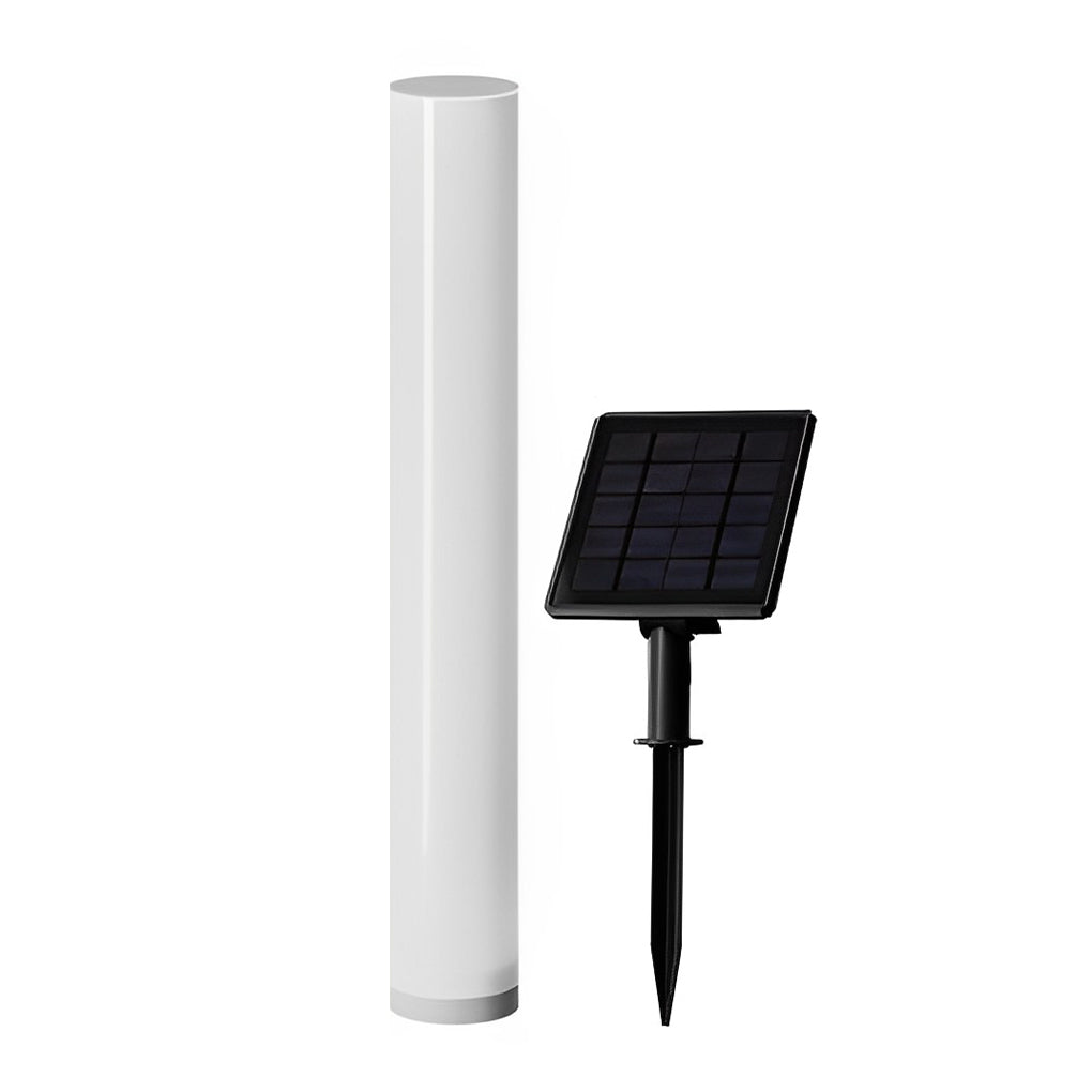Caloraya Long Cylindrical Modern ABS Outdoor Lawn Post Lights
